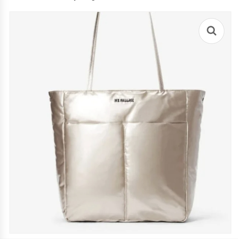 MZ Wallace - Warm Platinum Bowery Quatro Tote & Crossbody - NWT & white dust bag